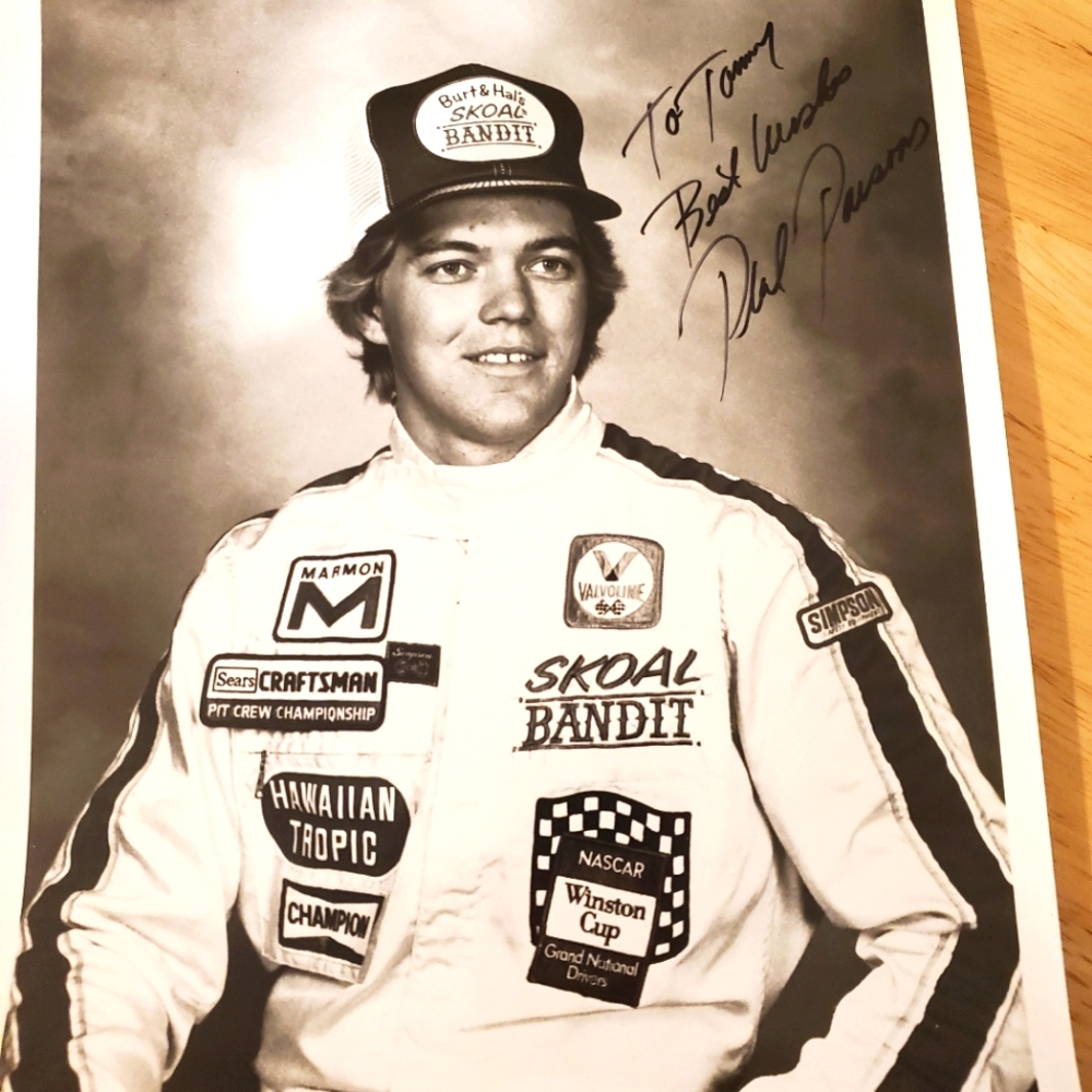 Phil Parsons Autographed Photo NASCAR Winston Cup Racing Skoal Bandit